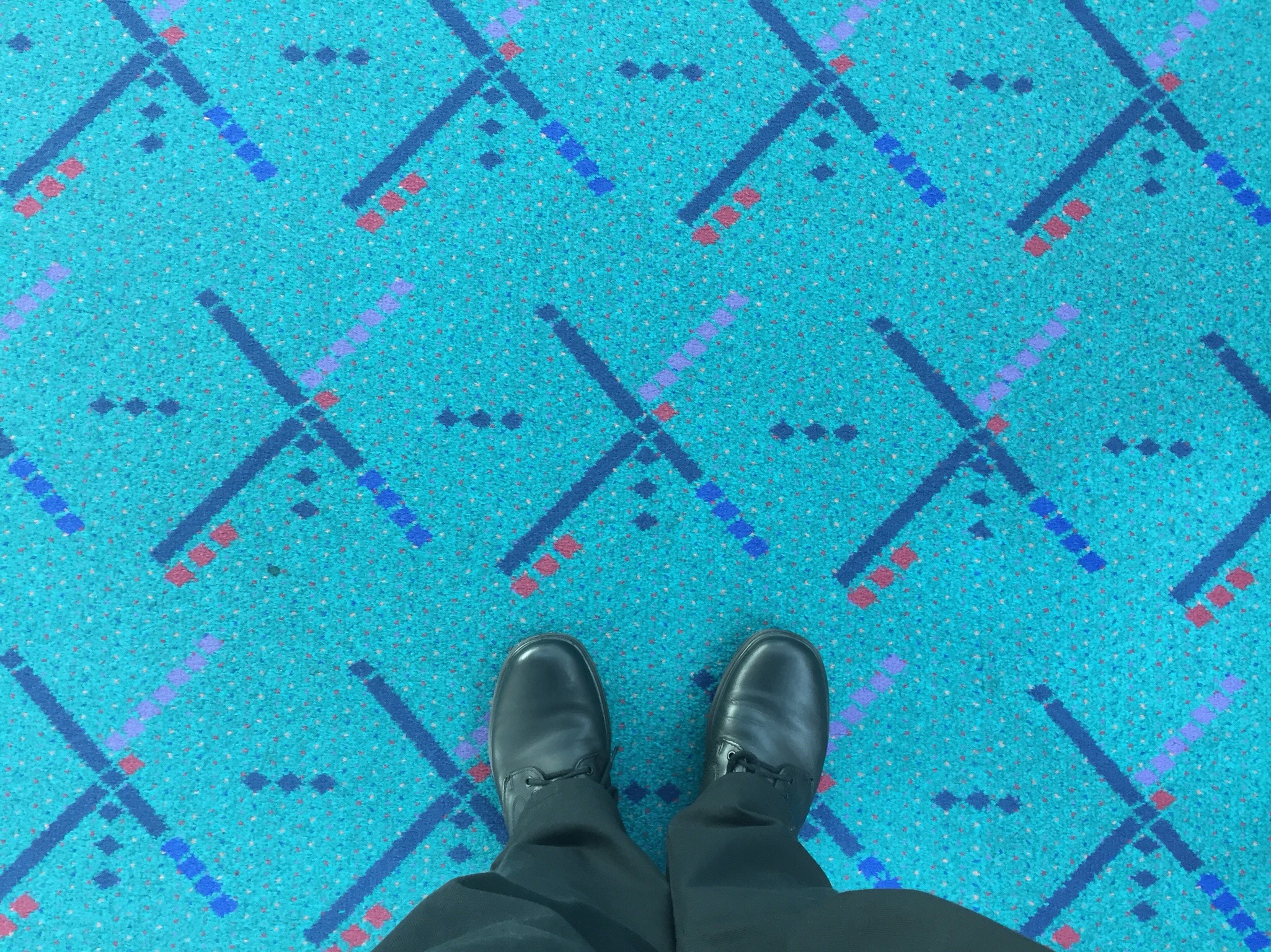 Portland Airport - PDX's original carpet design