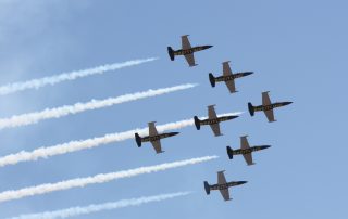 The Brietling Jet Team at the 2016 Abbotsford Airshow Photo: Vincent Giroux