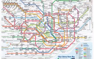 Daunting, isn't it? 40 million passengers a day use the Tokyo transit system. Image: Tokyo Metro