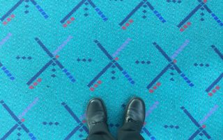 Portland Airport - PDX's original carpet design