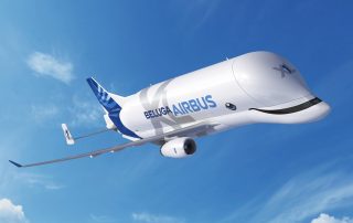 The new Airbus Beluga XL will fly with a big smile! Image: Airbus