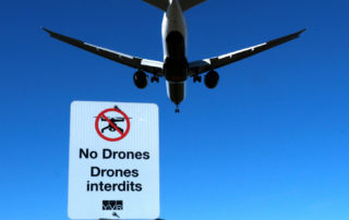 Vancouver International Airport - YVR makes it clear that it's a "No Drone" Zone.