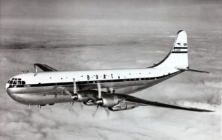 BOAC flew the Boeing 377 Stratocruiser.