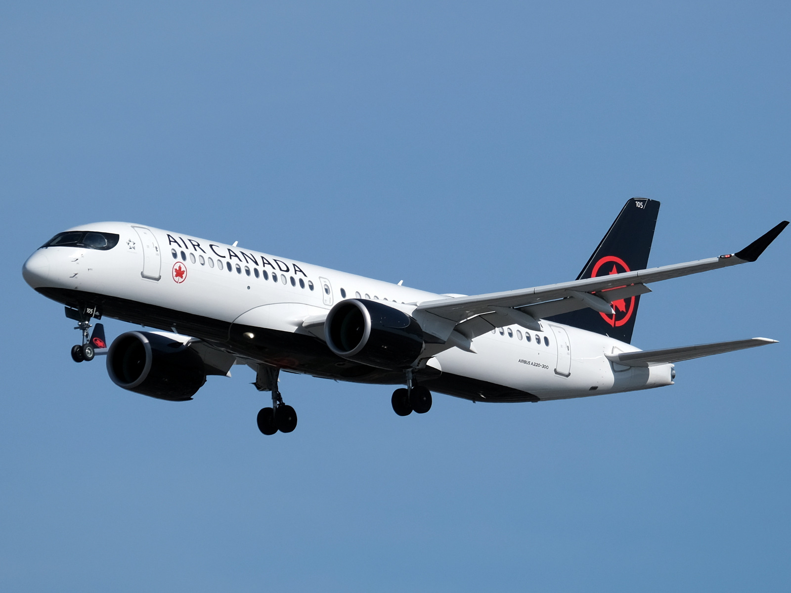 Air Canada A220-300 at YVR